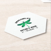 Dragonfly Nature Insect Nature's Aerial Acrobat Dr Kartonnen Onderzetters (Schuin)