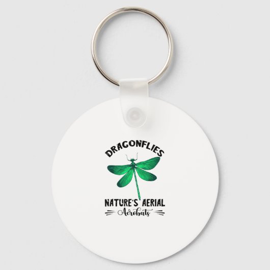 Dragonfly Nature Insect Nature's Aerial Acrobat Dr Sleutelhanger (Voorkant)