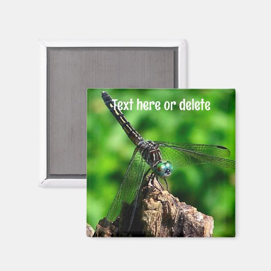 Dragonfly Nature Personalized Magneet (Voorkant / Achterkant)