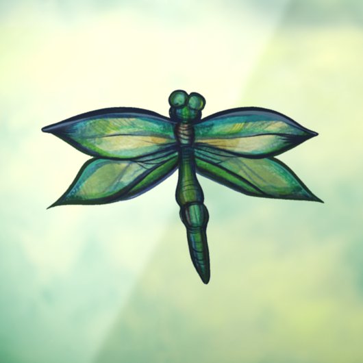 Dragonfly Natuur Art Dragonflies Raamsticker (Vel 3)