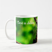 Dragonfly-Natuur, gepersonaliseerd Koffiemok (Links)