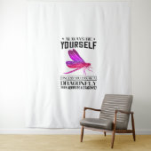 Dragonfly Natuur Insect altijd jezelf Dragonf Wandkleed (In situ)