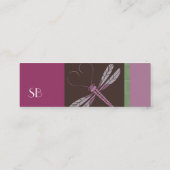 Dragonfly "Neopolitan" Skinny Mini Visitekaartje (Achterkant)