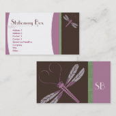 Dragonfly "Neopolitan" Visitekaartje (Voorkant / Achterkant)