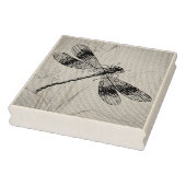  Dragonfly No. 2 en Grass Waterverf Art Rubberstempel (Stempel)