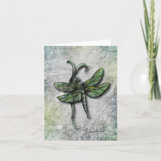 Dragonfly Notecard of Wenskaart Kaart