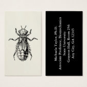 Dragonfly nymph insectenliefhebber visitekaartje (Voorkant /achterkant)