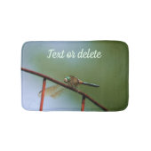 Dragonfly on Wire Fence Close up Personated Badmat (Voorkant)