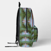 Dragonfly on Wire Fence Personated Bedrukte Rugzak (Links)