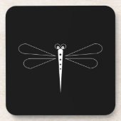Dragonfly - onderzetters van harde kunststof - set (Voorkant)