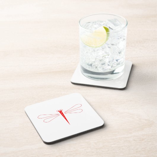 Dragonfly - onderzetters van harde kunststof - set (Rechterzijde)