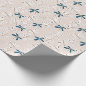 Dragonfly-ontwerp Cadeaupapier (Hoek)