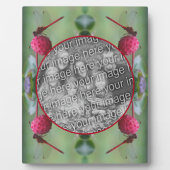 Dragonfly op Dogwood Fruit Creëer Uw eigen foto Fotoplaat (Voorkant)