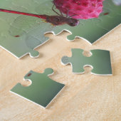 Dragonfly op Dogwood Fruit Creëer Uw eigen foto Legpuzzel (Zijkant)