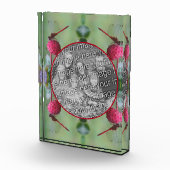 Dragonfly Op Dogwood Fruit Creëer Uw Eigen Fotoblokken (Rechts)