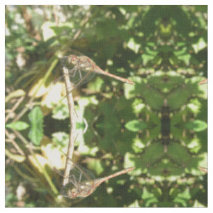 Dragonfly op een Twig Animal Craft Fabric Stof
