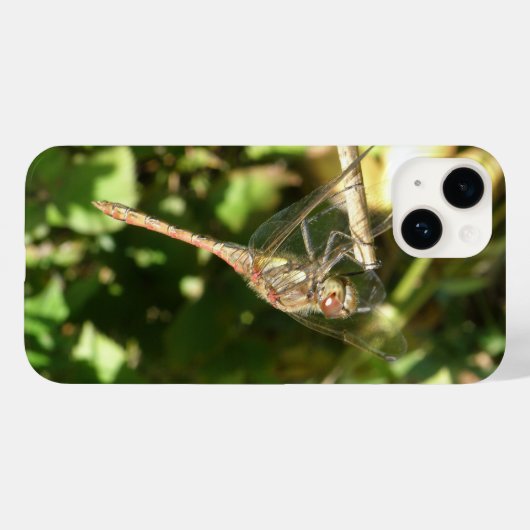 Dragonfly op een Twig Case-Mate iPhone Case (Achterkant (horizontaal))