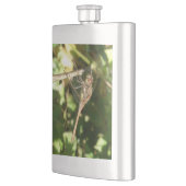 Dragonfly op een Twig Flask Heupfles (Links)