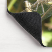 Dragonfly op een Twig Macro Mousepad Muismat (Hoek)