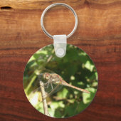 Dragonfly op een Twig-Sleutelhanger Sleutelhanger (Voorkant)