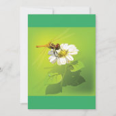 Dragonfly op een ventilator kaart (Voorkant)