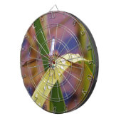 Dragonfly op regenblad dartbord (Voorkant Rechts)