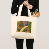Dragonfly op regenblad grote tote bag (Voorkant (product))