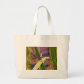 Dragonfly op regenblad grote tote bag (Voorkant)
