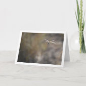 Dragonfly op Stalk Portret Kaart (Voorkant)