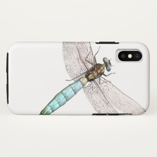 Dragonfly op White Case-Mate iPhone Case (Achterkant (horizontaal))