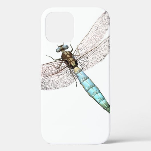 Dragonfly op White Hoesje-Mate iPhone Case (Achterkant)