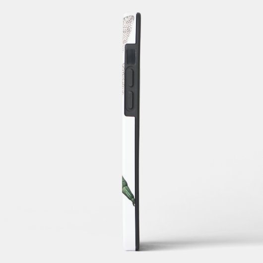 Dragonfly op White Hoesje-Mate iPhone Case (Achterkant / Links)