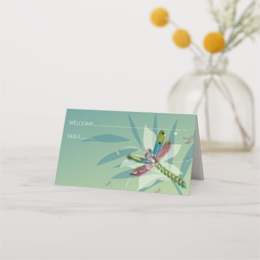 Dragonfly-opnamekaart Plaatskaartje (Voorkant)