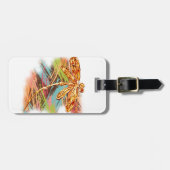 Dragonfly Oranje Splash Bagagelabel (Voorkant horizontaal)
