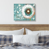Dragonfly paardenbloem gewoon ademen canvas ingeli (Insitu (Slaapkamer))