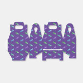 Dragonfly Paarse Bright Boy Verjaardag Bedankdoosjes (Uitgevouwen)