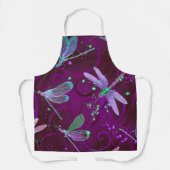 Dragonfly Paarse droams Schort (Voorkant)