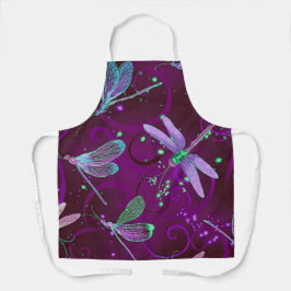 Dragonfly Paarse droams Schort