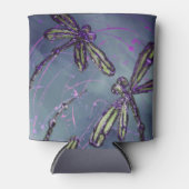 Dragonfly Paarse nachtvlucht Blikjeskoeler (Voorkant)