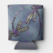 Dragonfly Paarse nachtvlucht Blikjeskoeler (Achterkant)