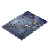 Dragonfly Paarse nachtvlucht Notitieboek (Linkerzijde)