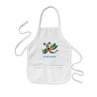 Dragonfly Paint Smock. Kinder Schort