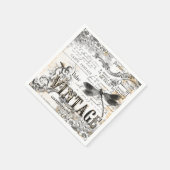 Dragonfly Papier servet - Franse Vintage (Hoek)