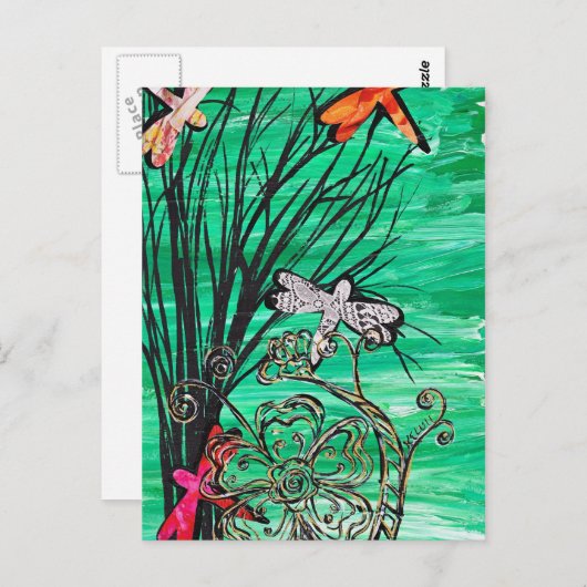 Dragonfly Park Briefkaart (Voorkant / Achterkant)