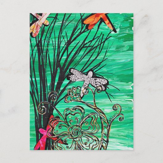 Dragonfly Park Briefkaart (Voorkant)