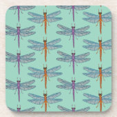 Dragonfly pattern bier onderzetter (Voorkant)