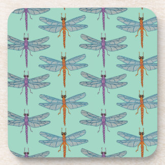 Dragonfly pattern bier onderzetter