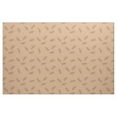 Dragonfly Pattern Fabric | Bruine dragonfly-afdruk Stof (Fat Quarter)