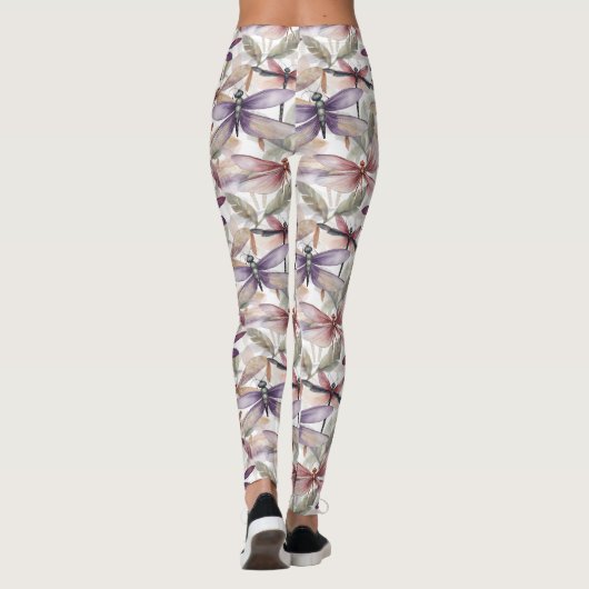 Dragonfly Pattern Leggings (Achterkant)
