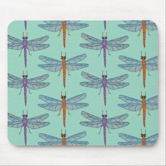 Dragonfly pattern muismat